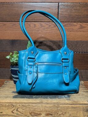 St. John's Bay Blue Tote Handbag - Women's Shoulder Bag
